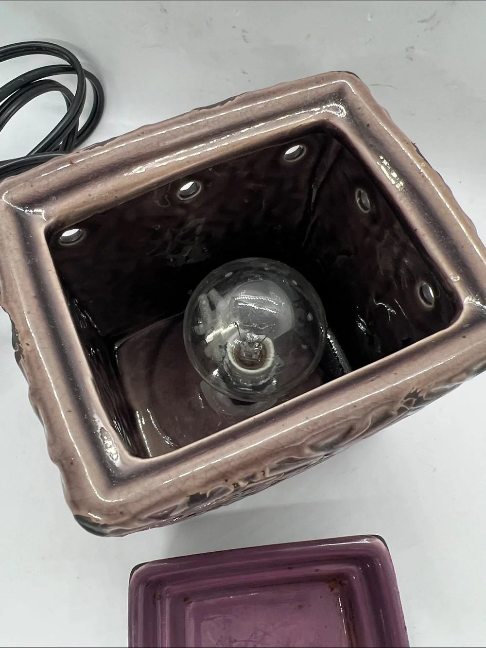 Scentsy Amethyst Full Size Fragrance Wax Warmer Preowned